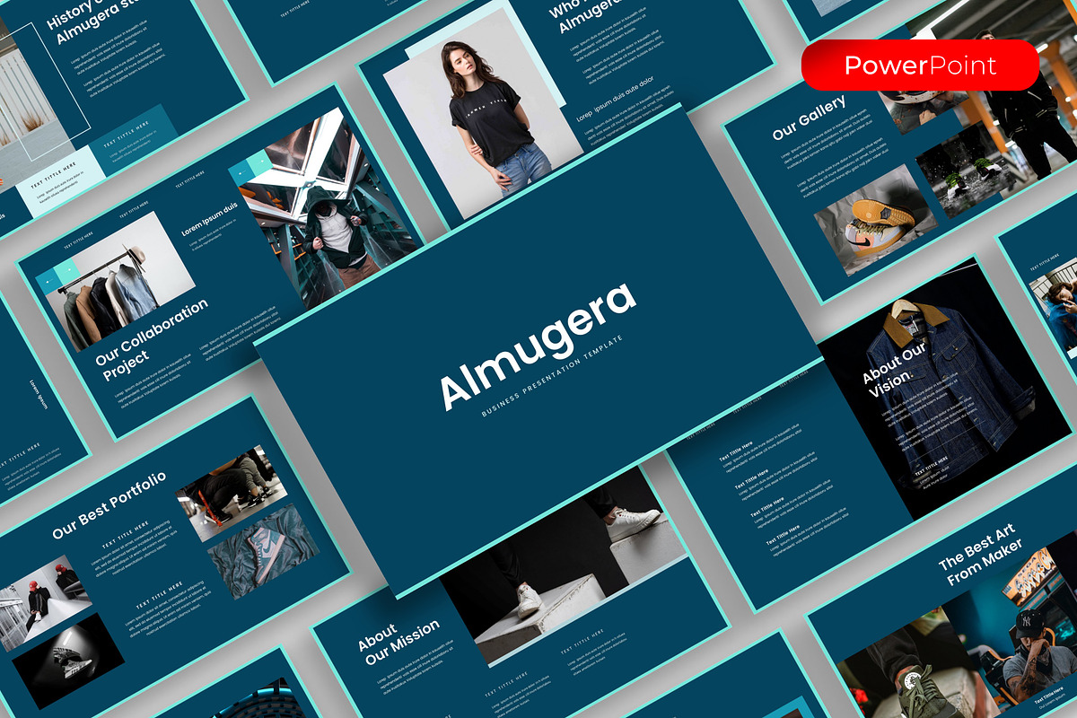 Almugera – Business PowerPoint, a Presentation Template by kreatifreya (Photo 1 of 5)
