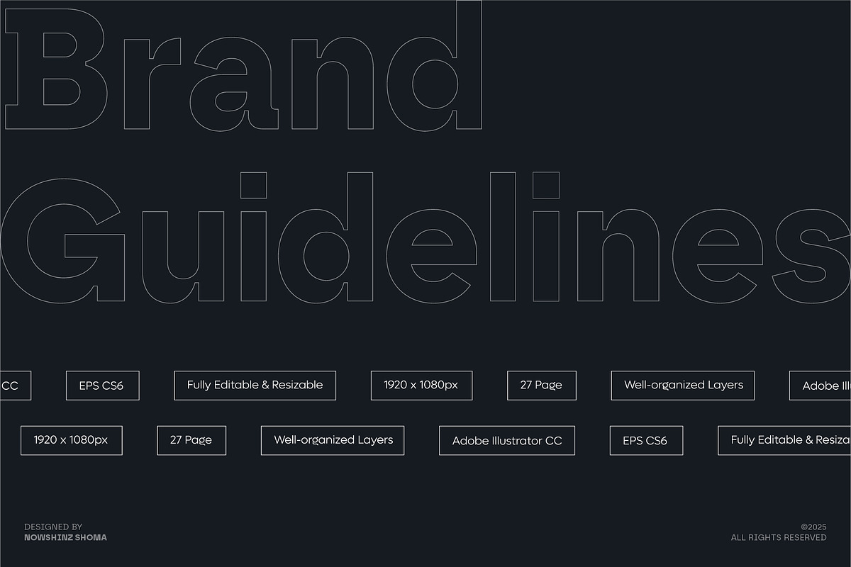 Brand Guidelines Template, a Branding & Logo Template by Nowshinz Shoma (Photo 6 of 6)