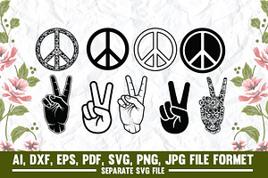 Peace Sign Svg