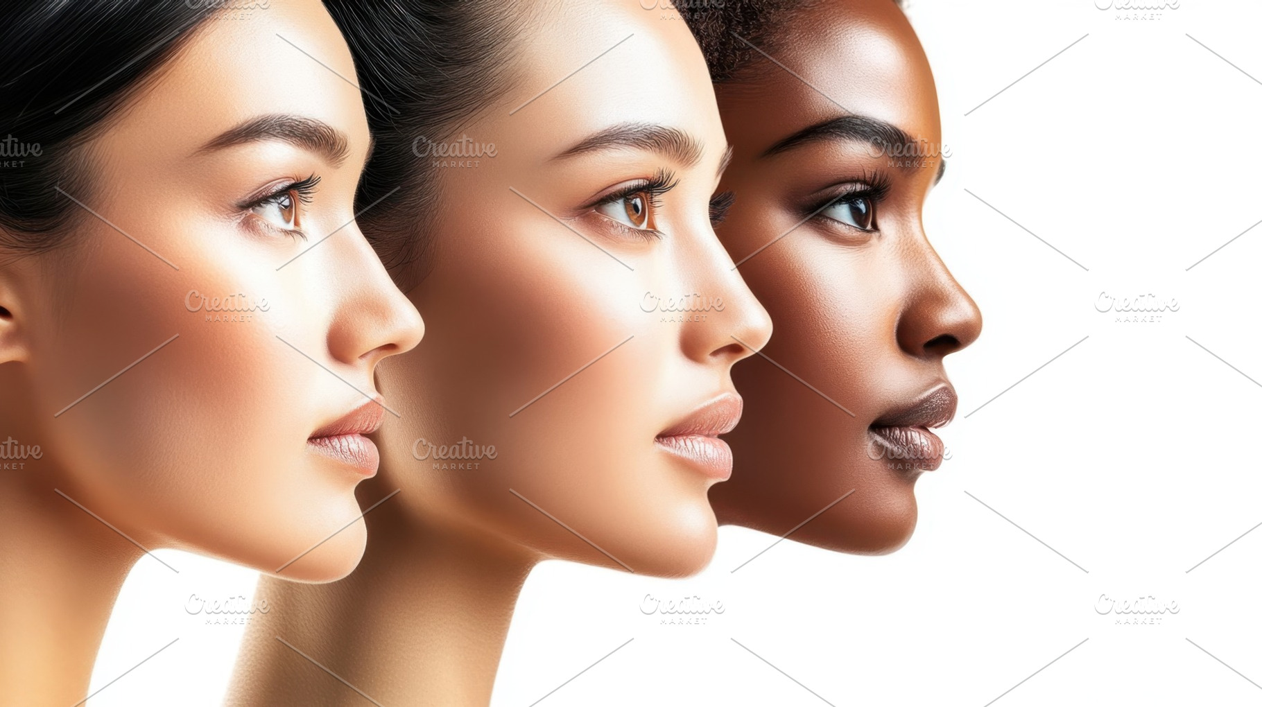 Diversity in beauty through profiles, a Photo by Beautiful things