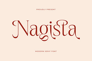 Nagista Modern Serif Font