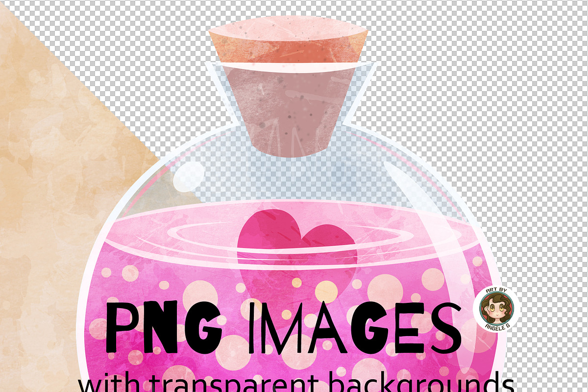 Toil and Trouble PNG Clipart Set, a Decorative Illustration by Art by Angele G (Photo 3 of 5)