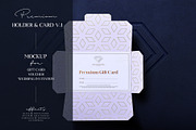 Premium Card Holder Mockup, a Print Template by optimism (Thumbnail 1 of 8)