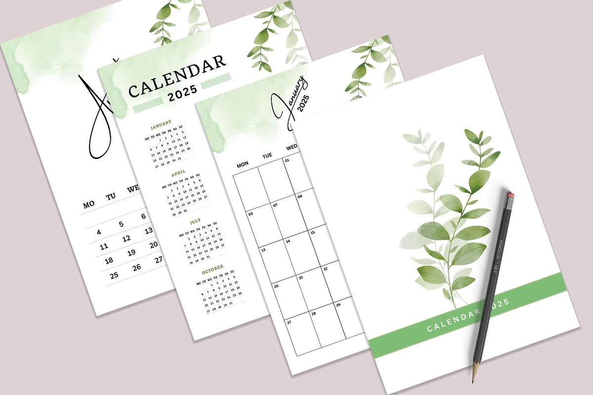 Calendar Template/Calendar 2025, a Stationery Template by Design Zone (Photo 3 of 8)