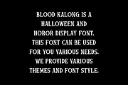 Blood Kalong - Halloween Horror Font, a Sans Serif Font by Iqsiart Studio (Thumbnail 5 of 7)