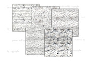 White Brick Digital Paper, a Pattern Graphic by GlamArtZhanna (Thumbnail 3 of 4)