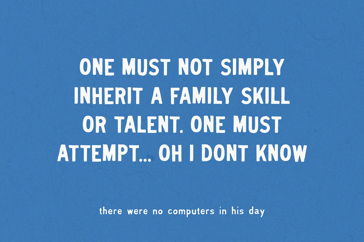 David | Hand Drawn Display Font, a Handwritten Font by Supersimbo © (Photo 3 of 7)