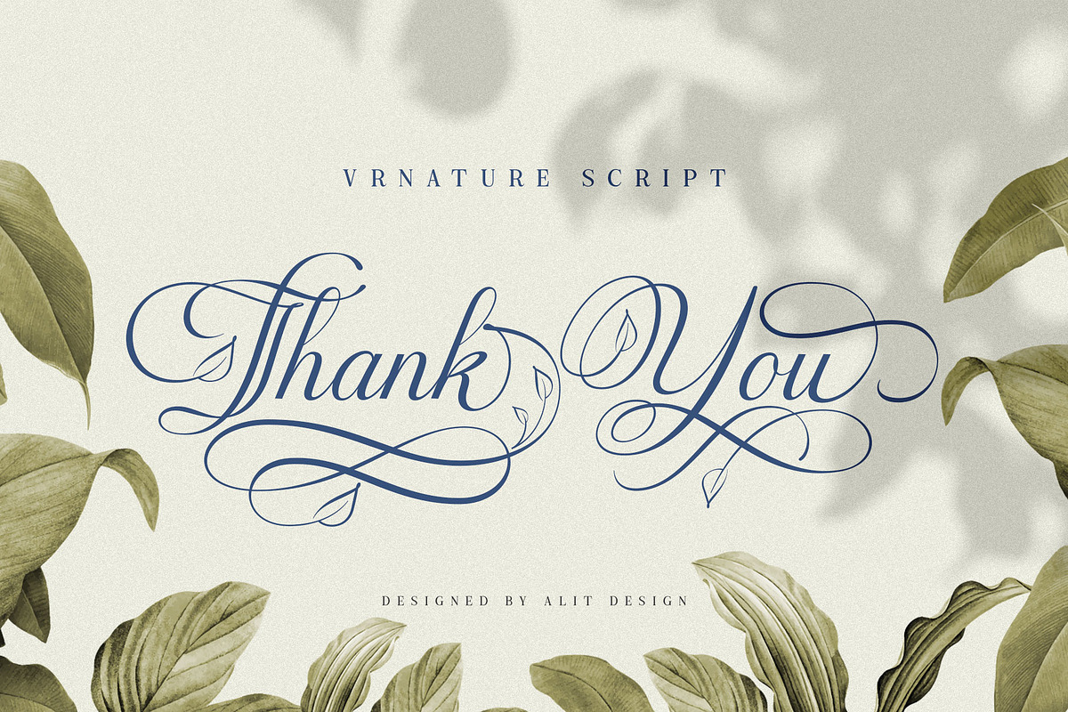 The Virnature Nature Script, a Script Font by alit design (Photo 18 of 18)