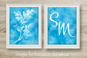 Blue Watercolor Invitation suit, an Invitation Template by Cheremuha (Thumbnail 6 of 10)