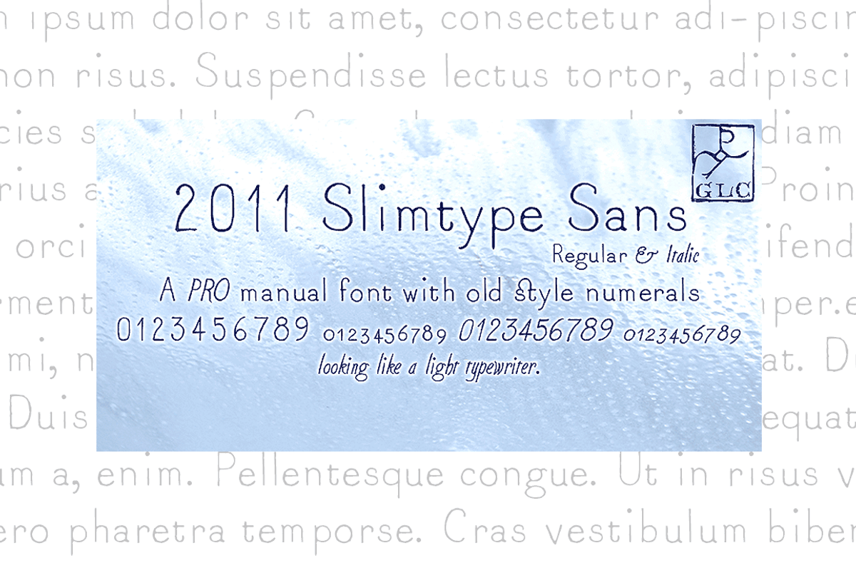 2011 Slimtype Sans Pro Set