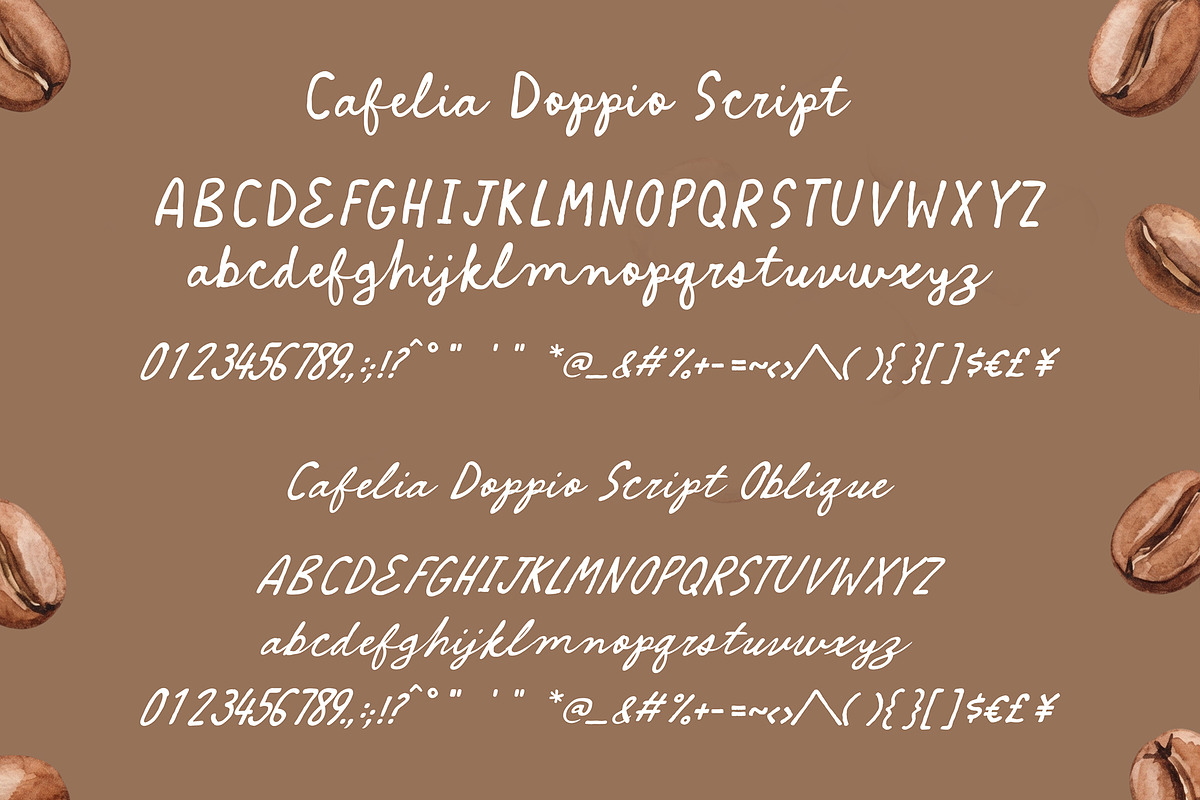 Cafelia Doppio Font Duo, a Handwritten Font by Tanondesign (Photo 6 of 7)