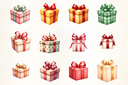 Christmas Present Clipart Bundle, an Illustration by CrexoraLab (Thumbnail 2 of 5)