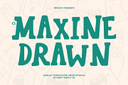 CS Maxine Drawn, a Sans Serif Font by Craft Supply Co. (Thumbnail 1 of 7)