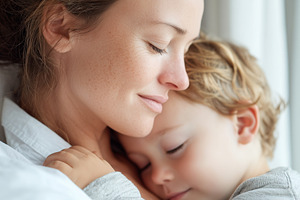 Tender moment of a loving mother, a Person Photo by MistyDay