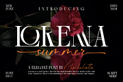 Lorenna - Elegant Duo Font, a Handwritten Font by MaikoHatta (Thumbnail 1 of 11)