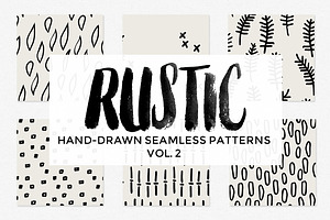 Rustic Hand-Drawn Patterns Vol 2