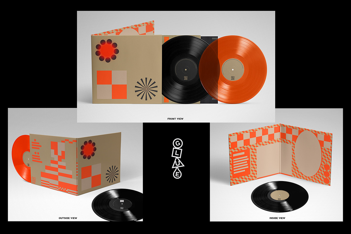 Gatefold Vinyl Mockup Pack, a Packaging Mockup by Glue Lab (Photo 2 of 6)
