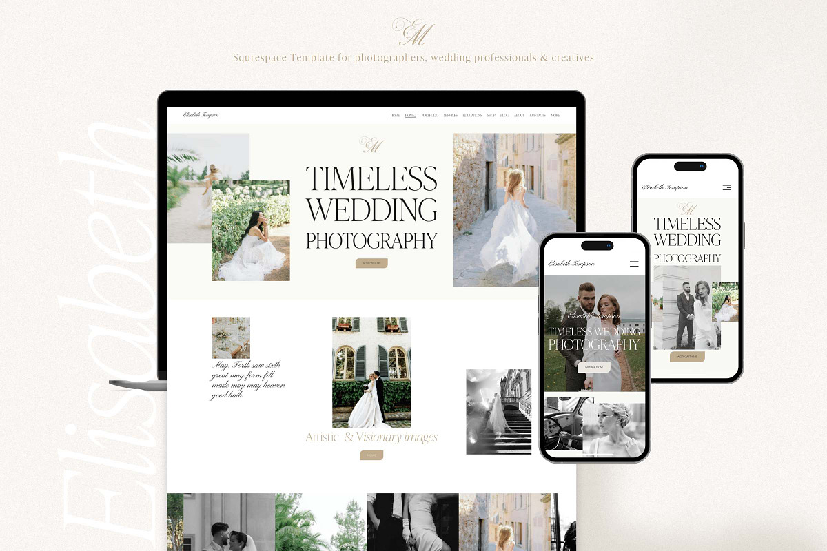 Squarespace photography template, a Squarespace Template by Presentibox (Photo 3 of 13)
