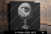 Globe Eye Watcher Geography World, a Background Graphic by LaseredNinja (Thumbnail 4 of 7)