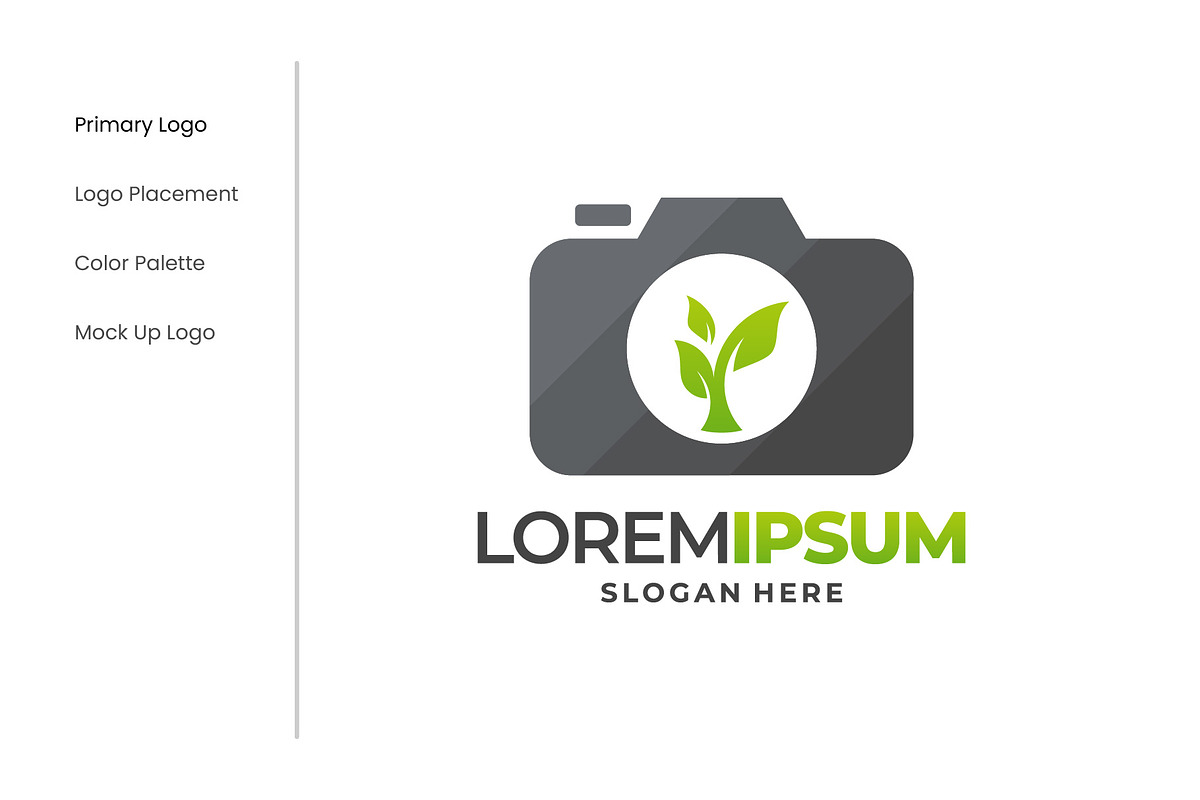 Nature Camera logo design concept, a Branding & Logo Template by Lucky Creative (Photo 2 of 5)