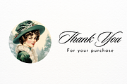 Victorian Elegant Lady Logo, a Person Illustration by New-School-Wave (Thumbnail 5 of 5)