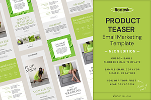 Product Tease Flodesk Email Template