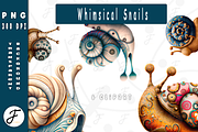 Whimsical Snails | Watercolor, a Decorative Illustration by Joaquin Fernandez Studio (Thumbnail 3 of 3)