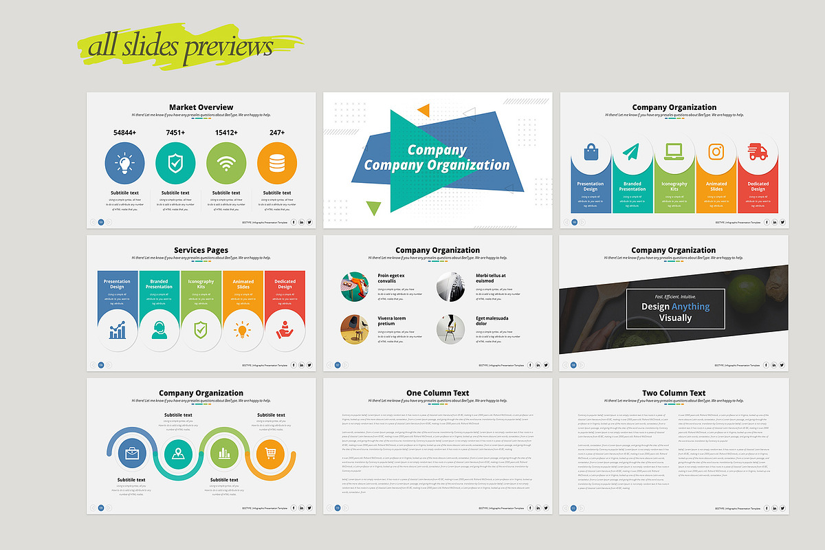 Bee-Type Corporate PowerPoint, a Presentation Template by WhiteGraphic (Photo 16 of 28)