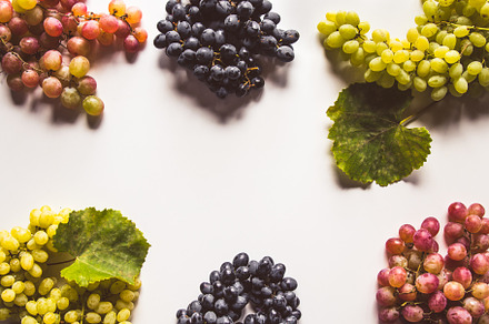 Collections of ripe grapes containing background, food, and fruit