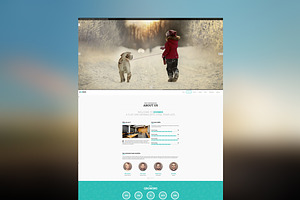 Zoomer - One Page WordPress Theme