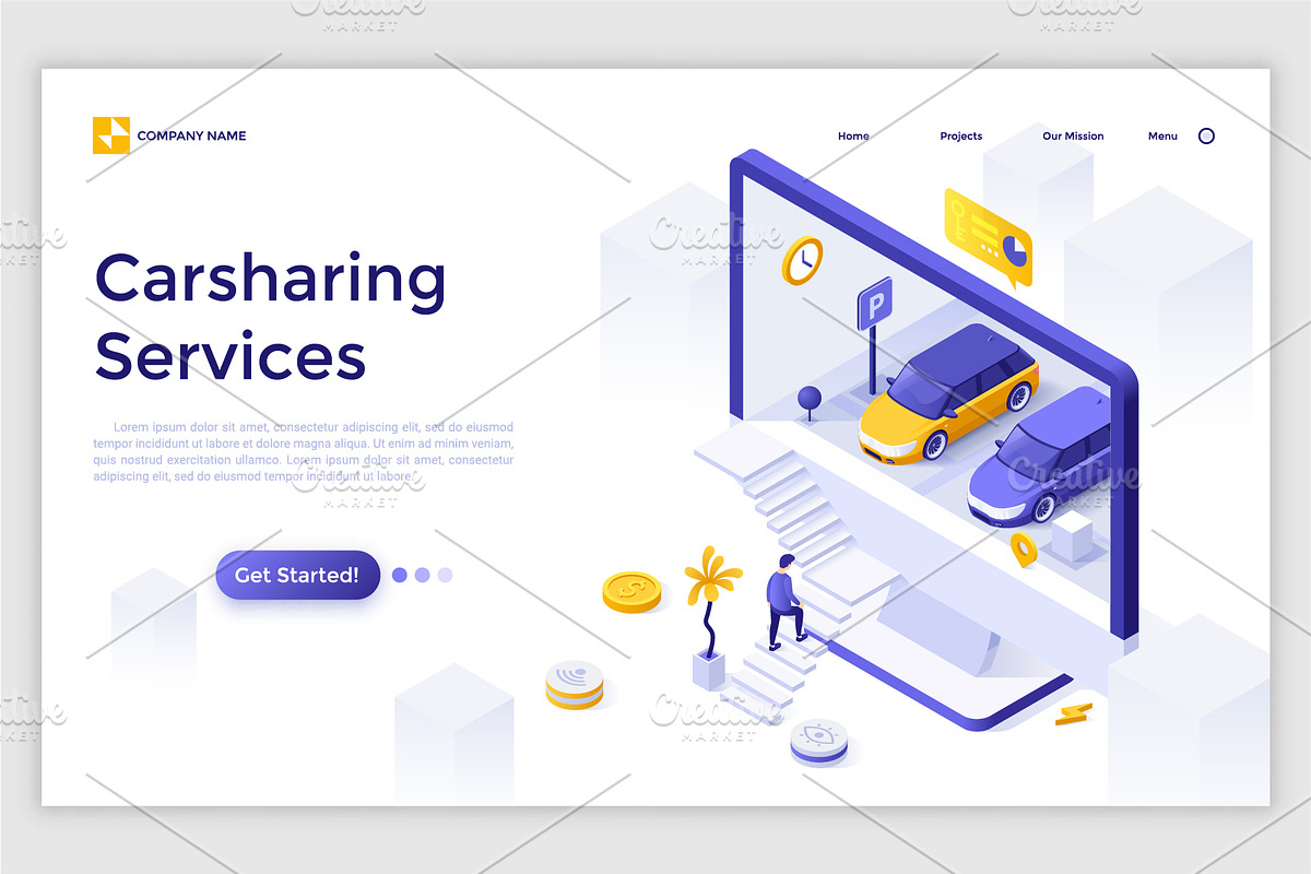 Isometric Solutions Mini. Part 19, a Templates & Theme by Andrew Kras Design (Photo 10 of 13)
