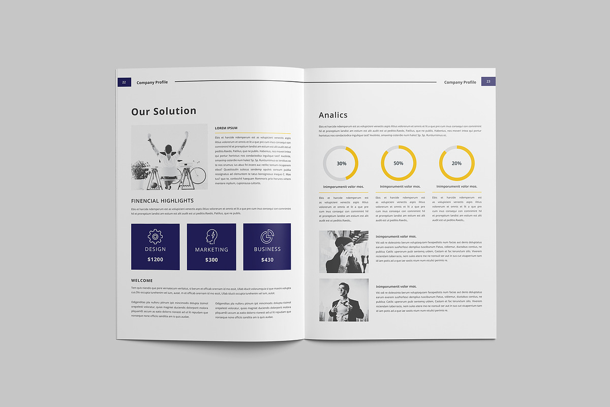 Proposal Brochure Template, a Brochure Template by Tanber Hossen (Photo 7 of 14)