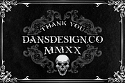 TENSION, a Blackletter Font by dansdesign (Thumbnail 6 of 6)