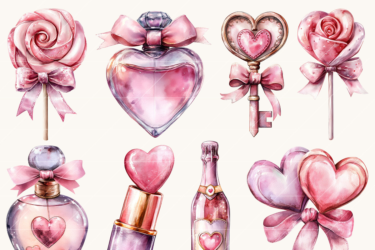 Valentine’s Day element Clipart, a Seasonal Illustration by Design Scotch (Photo 3 of 9)