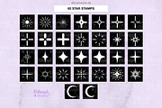 Procreate - Star and Sparkle Brushes, a Brush Add-On by DiBrush Studio (Thumbnail 5 of 6)