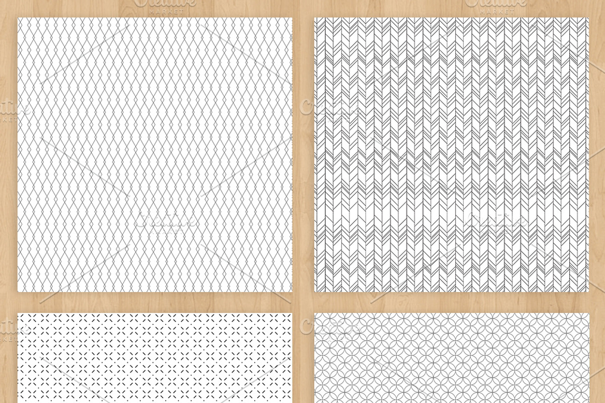Geometric Paper Pack, a Pattern Graphic by Zlatoena Clipart (Photo 3 of 4)