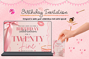 Twenty Fine Birthday Invitation, an Invitation Template by bellaROSEworkshop (Thumbnail 3 of 5)