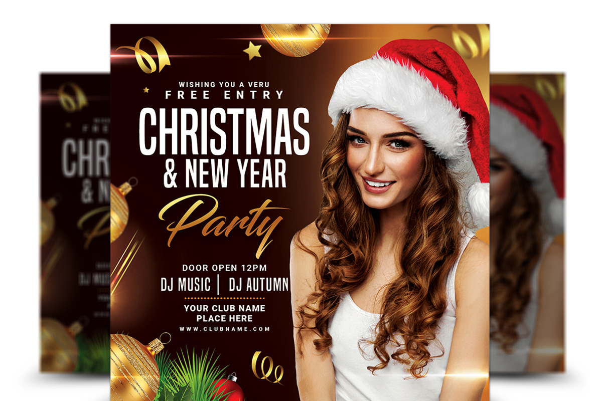 Christmas Flyer, a Flyer Template by AfzaalGraphics (Photo 1 of 2)