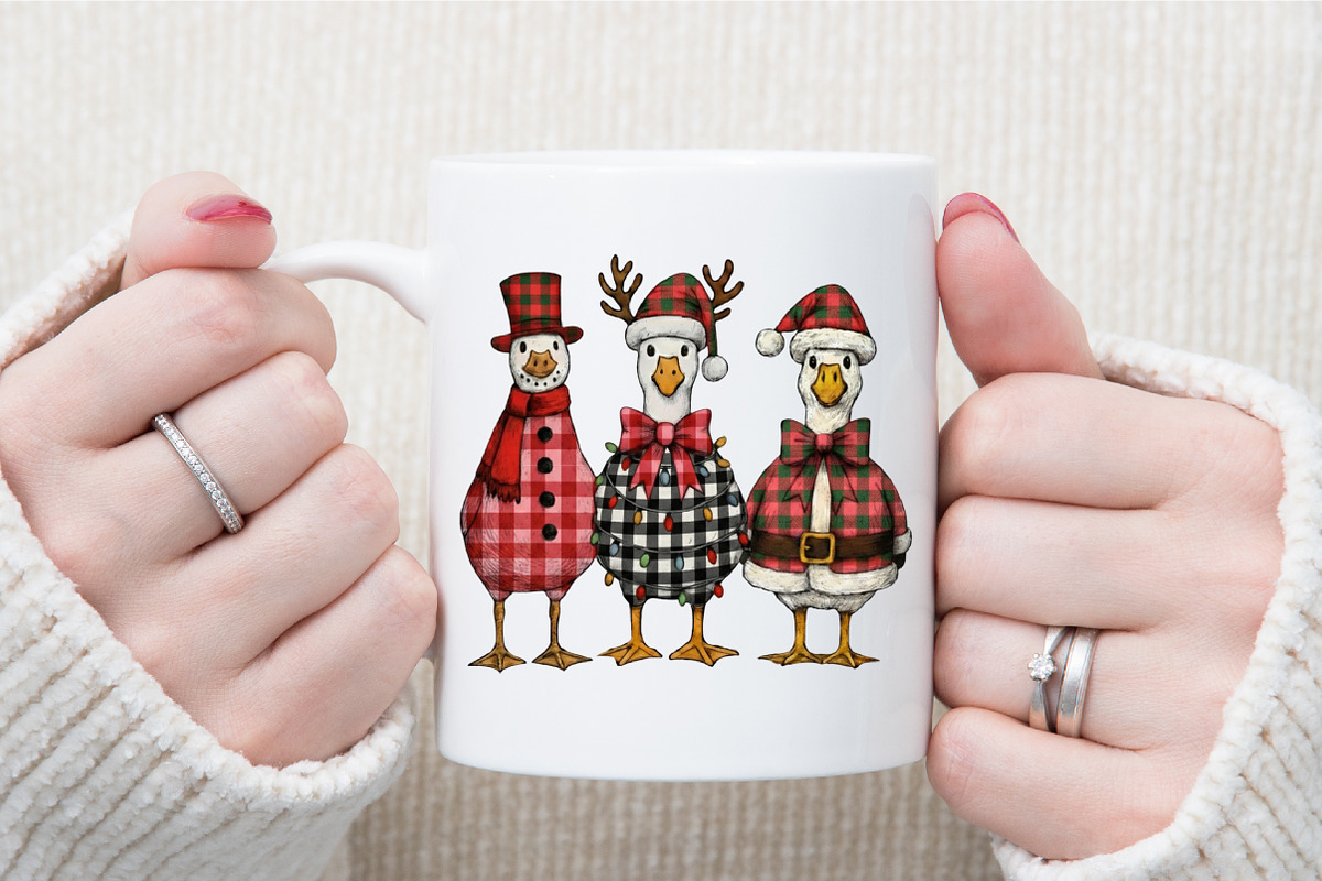 Funny Christmas Goose Png Christmas, an Illustration by Sublimation Artist (Photo 8 of 9)