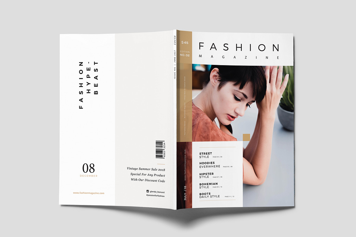 Fashion Magazine, a Magazine Template by rubirubiko (Photo 2 of 9)