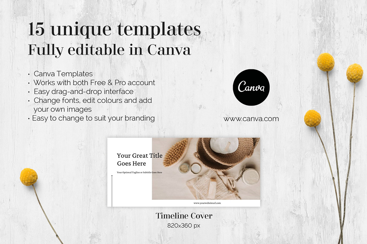 15 Facebook Cover Template Canva, a Social Media Template by Paperweight Memories (Photo 2 of 5)