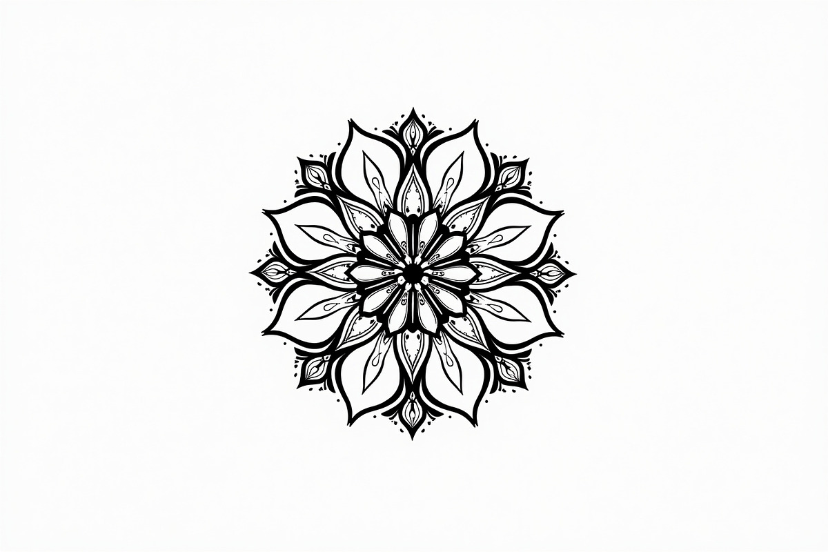 Relaxing Mandala Coloring Pages, an Illustration by jahid234 (Photo 9 of 11)