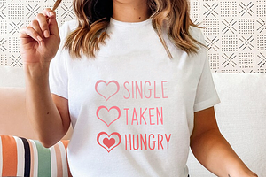 Single Taken Hungry Png