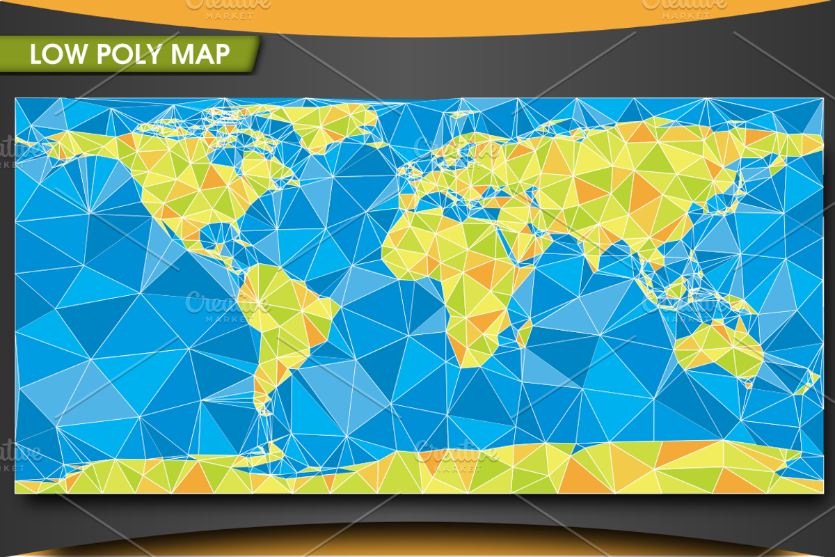 Geometric Maps - Dotted and Low Poly, an Illustration by Cartorical (Photo 4 of 8)