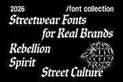 Authentic Streetwear - Font Bundle, a Blackletter Font by Edignwn Type (Thumbnail 3 of 11)