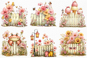 Summer Funny Fence Clipart, an Illustration by Craft Nest (Thumbnail 3 of 12)