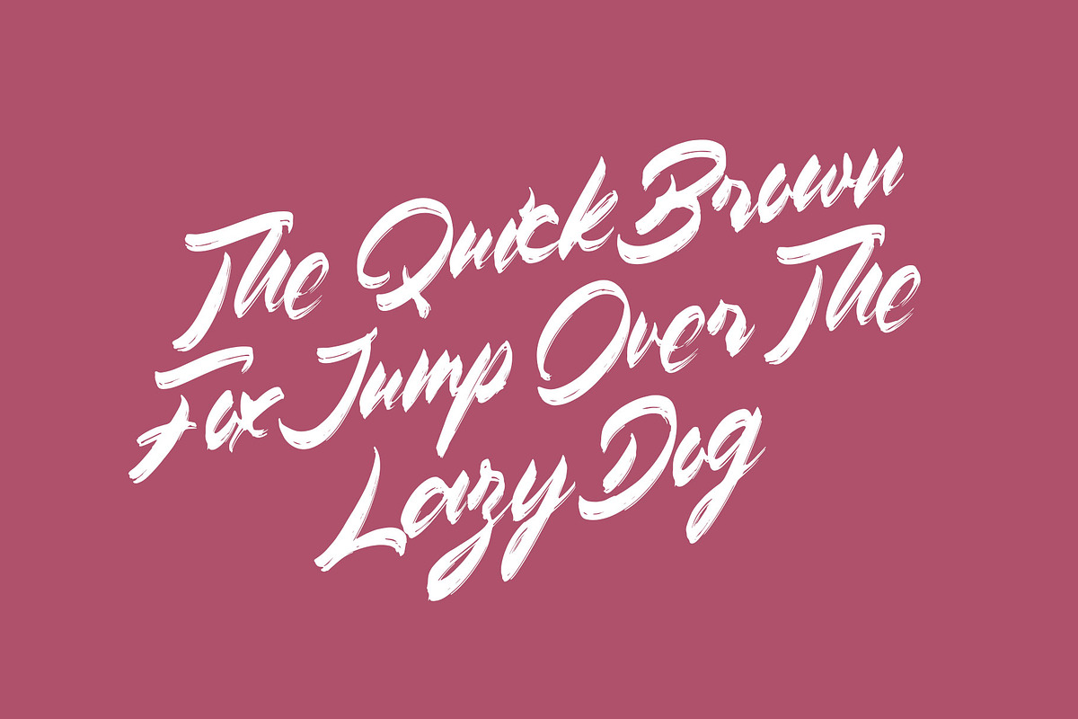 Pink Culture Modern Brush Font, a Script Font by RantautypeStudio (Photo 6 of 13)