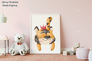 Animal Express & winter watercolor, an Animal Illustration by Apixsala (Thumbnail 6 of 8)
