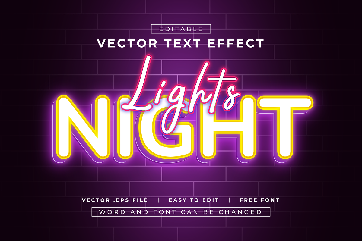 Neon Glowing Text Effects | EPS, a Layer Style Add-On by padilah_a (Photo 3 of 11)