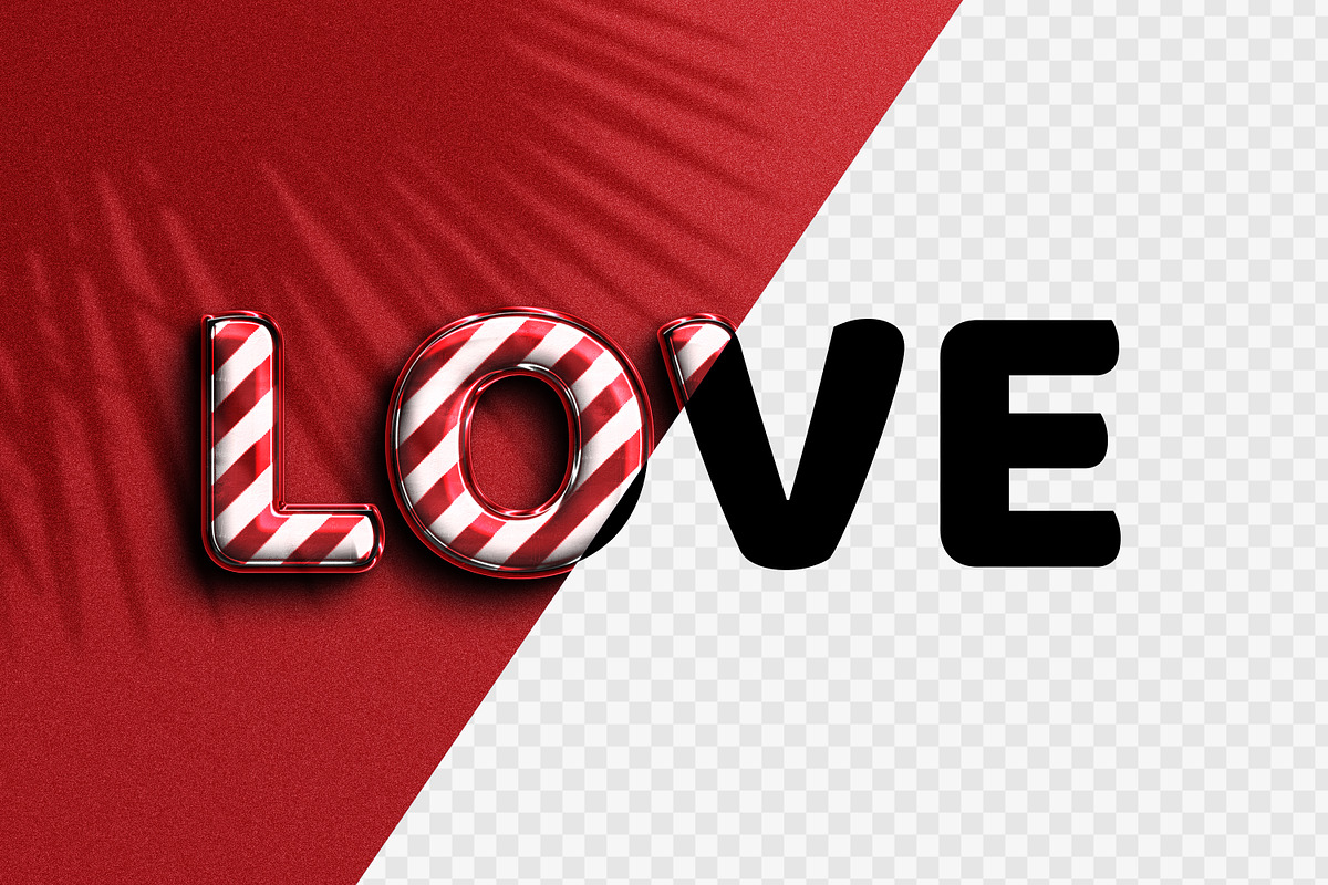 Valentine Psd Text Effect Mockup, a Layer Style Add-On by zahidhossainalif (Photo 2 of 3)